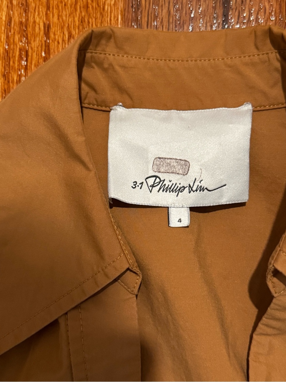 3.1 Phillip Lim Camel Utility Belted Cargo Romper size 4 - Picture 6 of 6